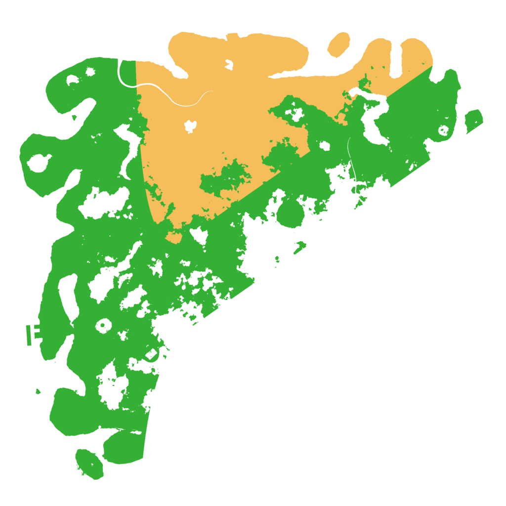 Biome Rust Map: Procedural Map, Size: 5000, Seed: 27258