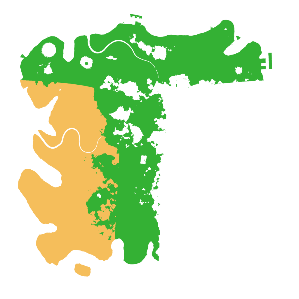 Biome Rust Map: Procedural Map, Size: 3700, Seed: 1811989992