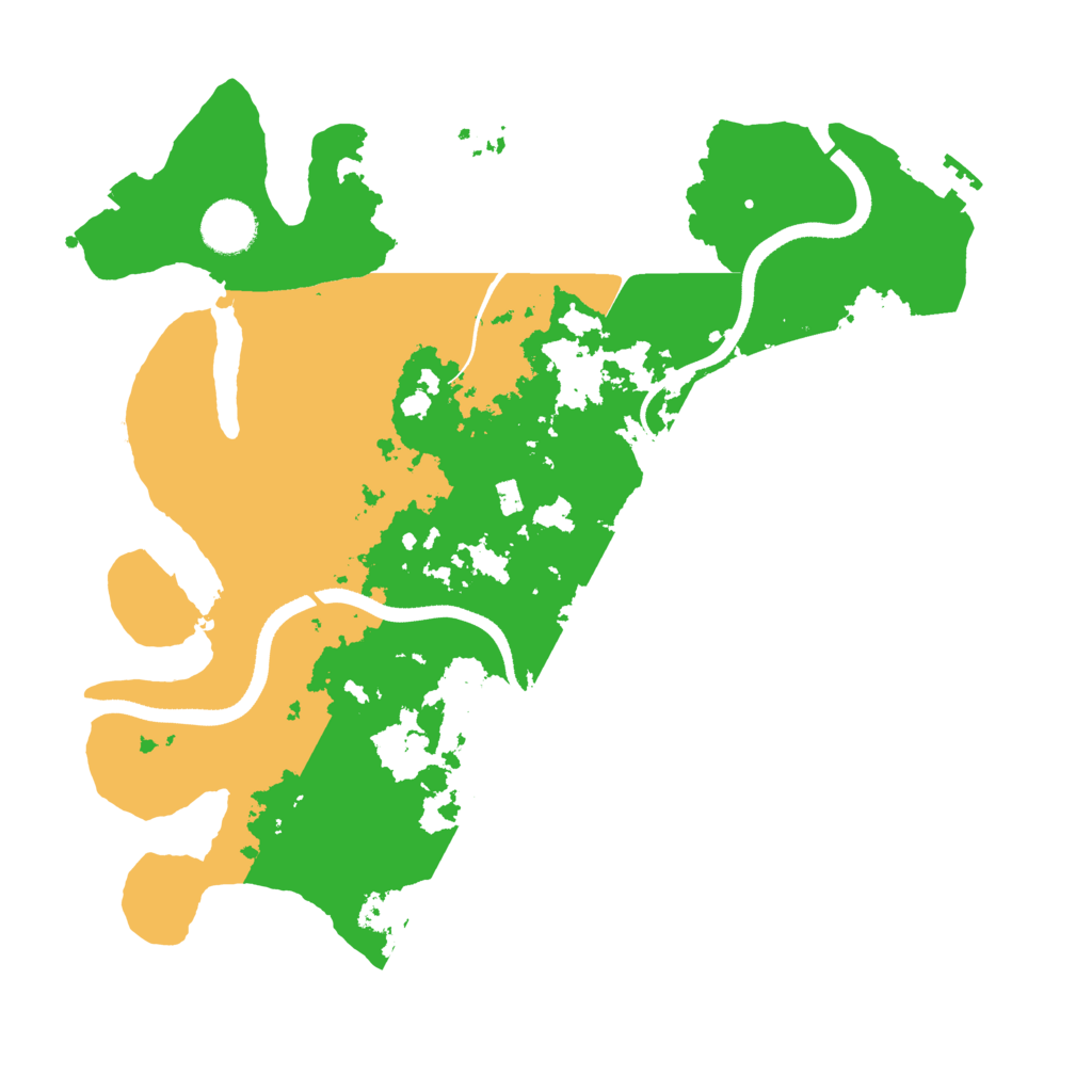 Biome Rust Map: Procedural Map, Size: 3500, Seed: 773311730
