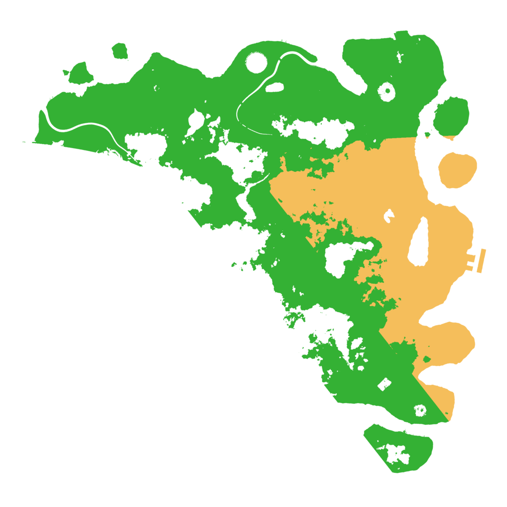 Biome Rust Map: Procedural Map, Size: 4250, Seed: 1669224495