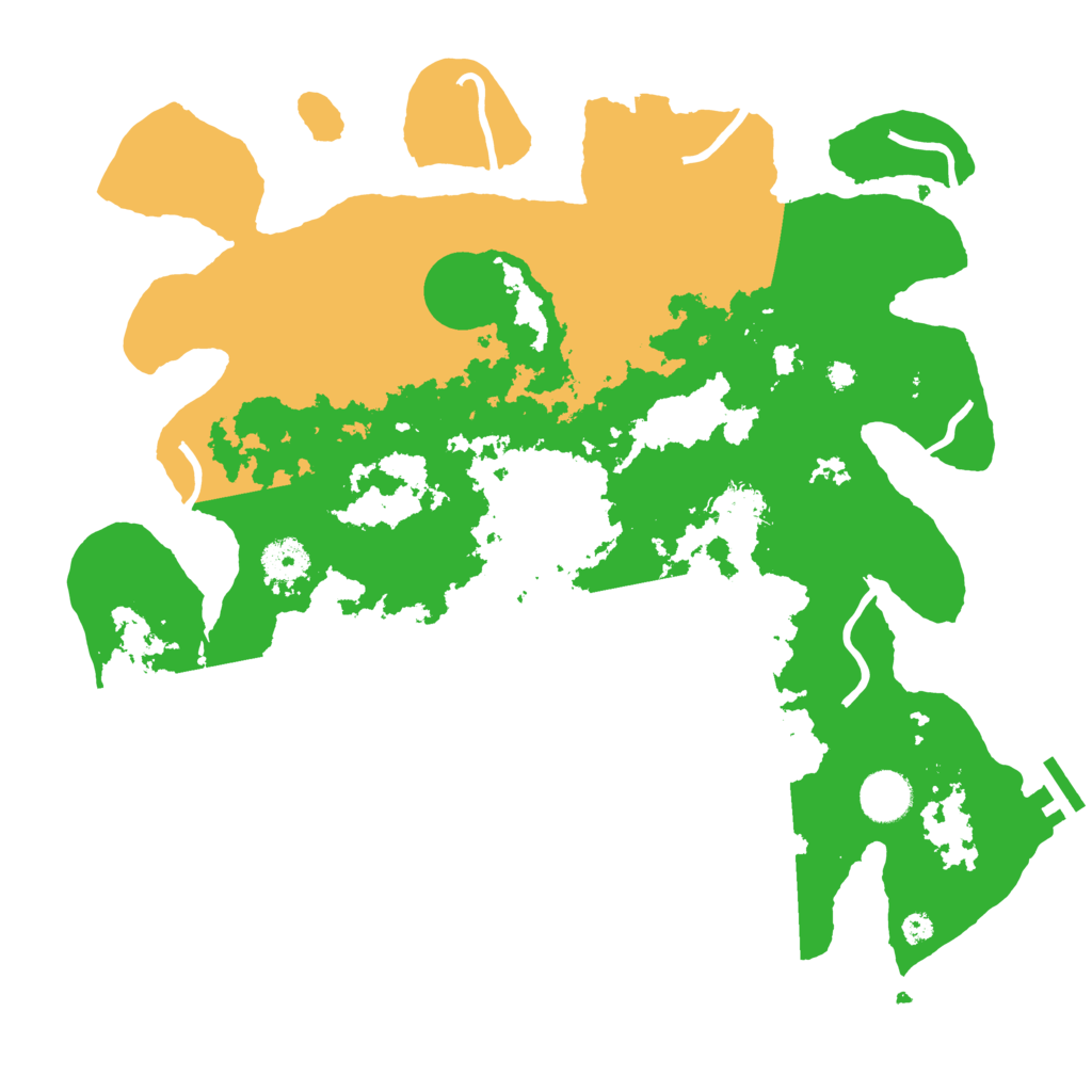 Biome Rust Map: Procedural Map, Size: 3700, Seed: 1066292501