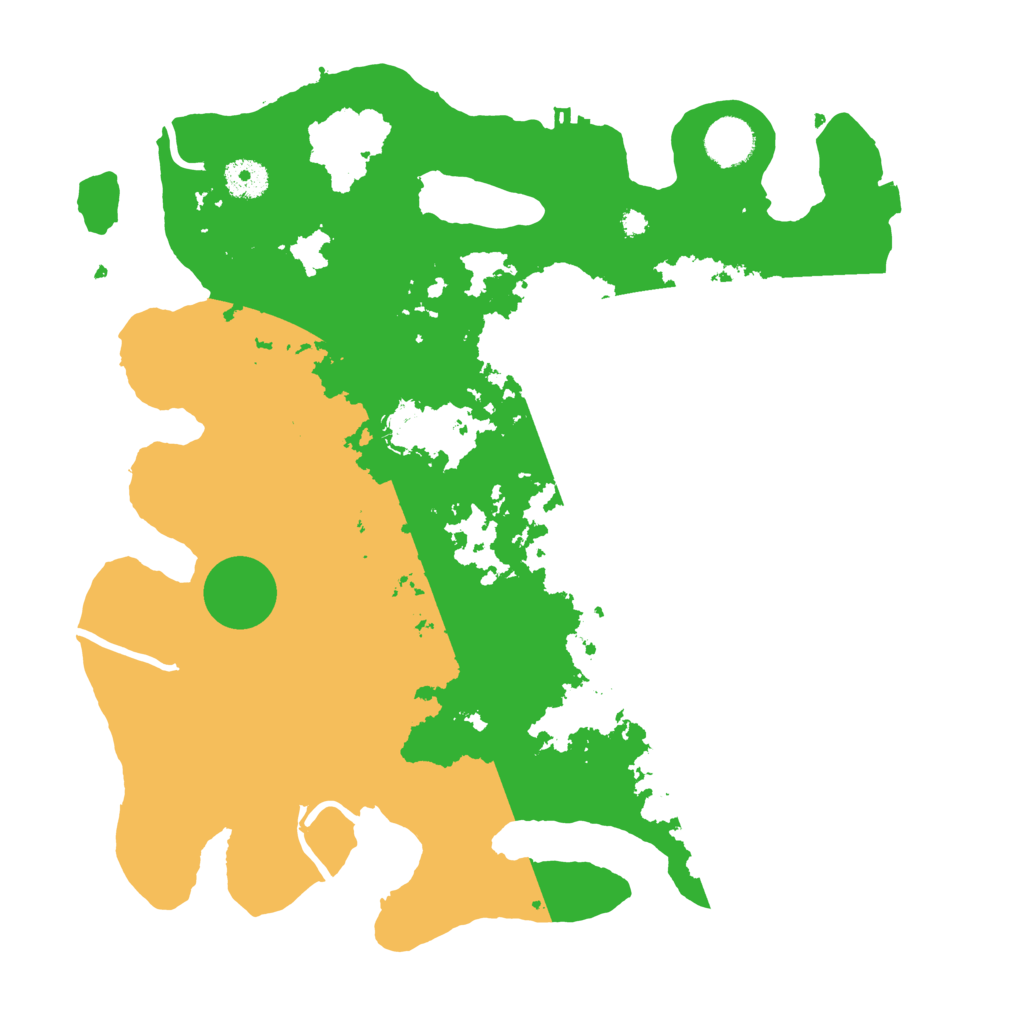 Biome Rust Map: Procedural Map, Size: 3700, Seed: 1548717306