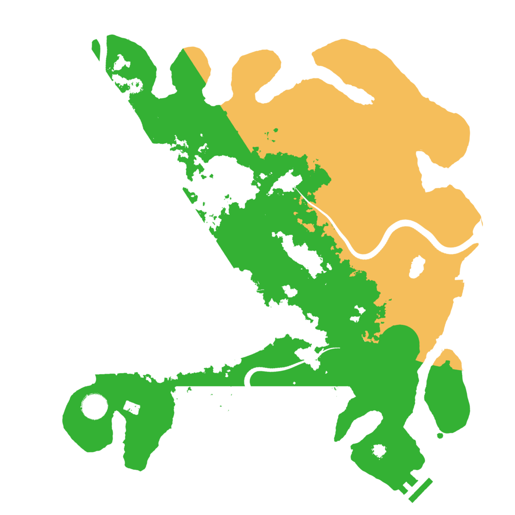 Biome Rust Map: Procedural Map, Size: 3500, Seed: 1731112120