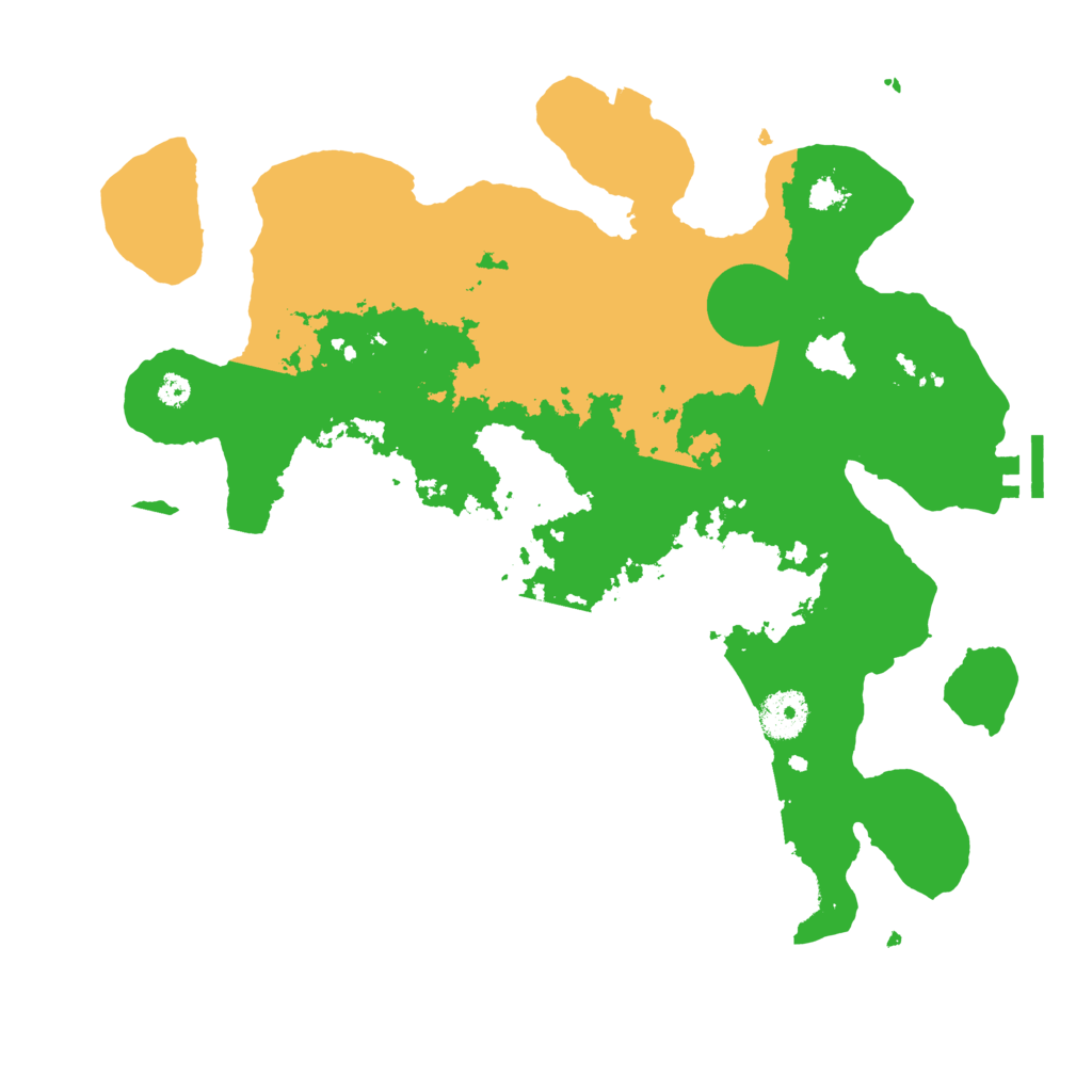 Biome Rust Map: Procedural Map, Size: 3500, Seed: 45966040