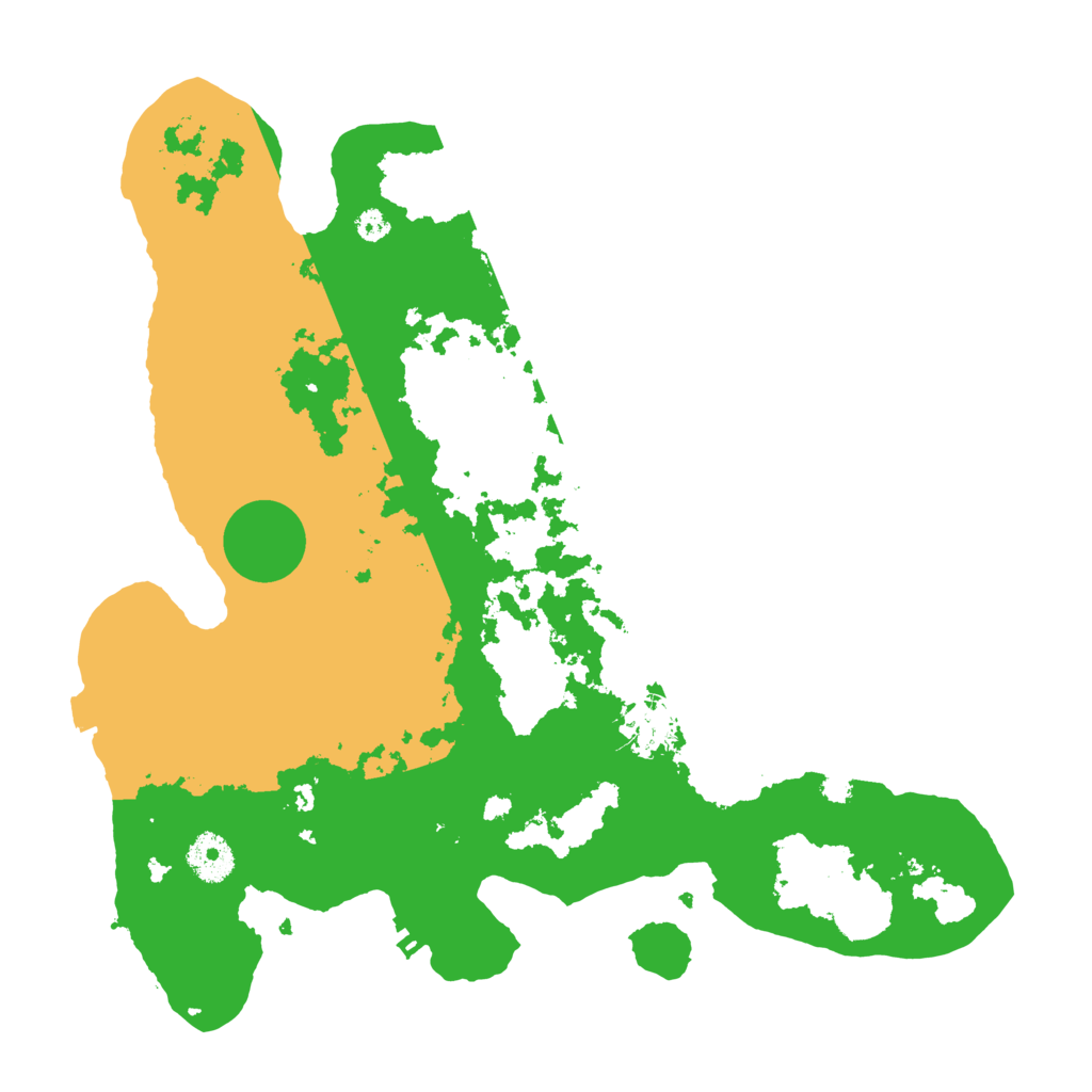 Biome Rust Map: Procedural Map, Size: 3500, Seed: 847245086