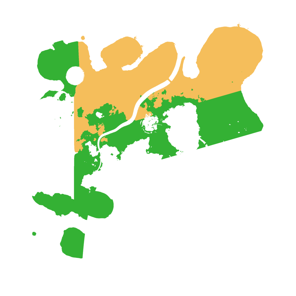 Biome Rust Map: Procedural Map, Size: 3000, Seed: 755801773