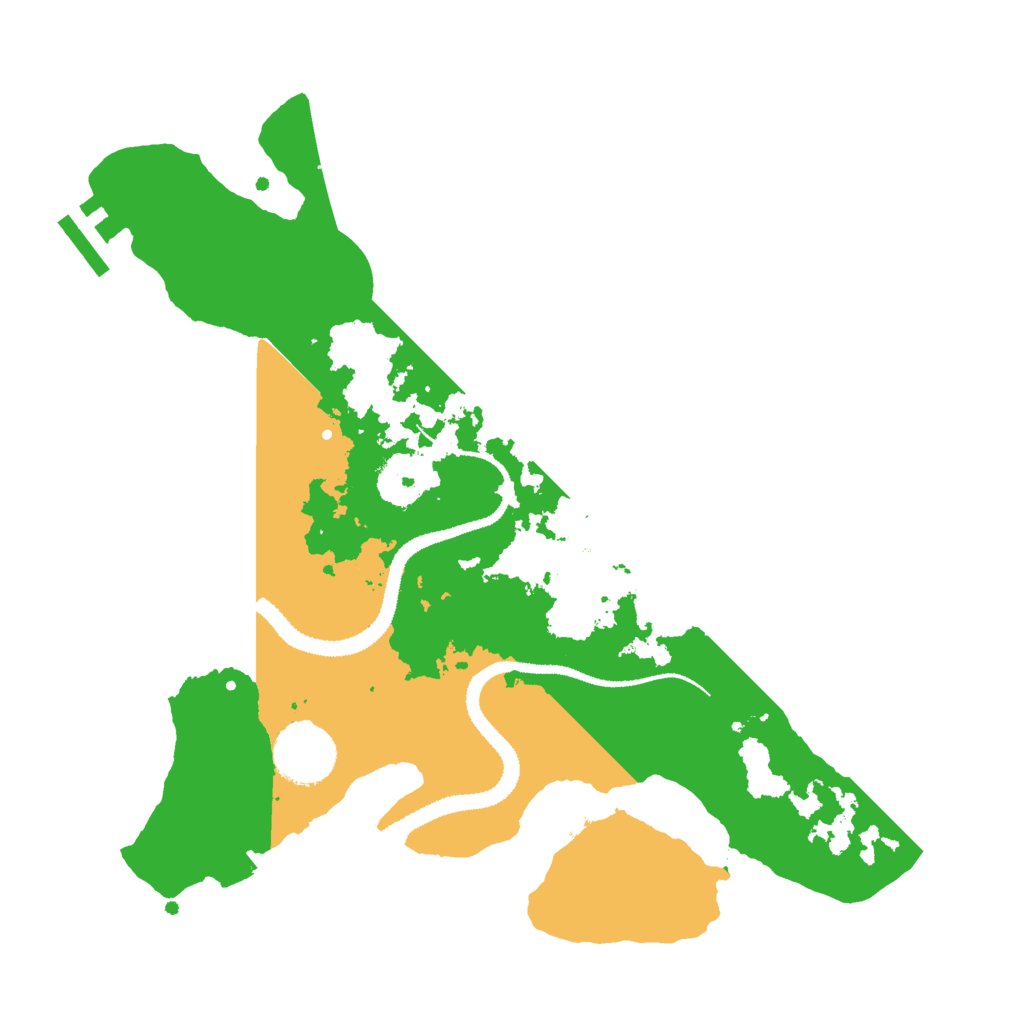 Biome Rust Map: Procedural Map, Size: 3000, Seed: 8205635