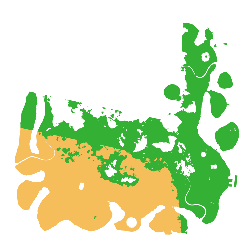 Biome Rust Map: Procedural Map, Size: 4250, Seed: 1705