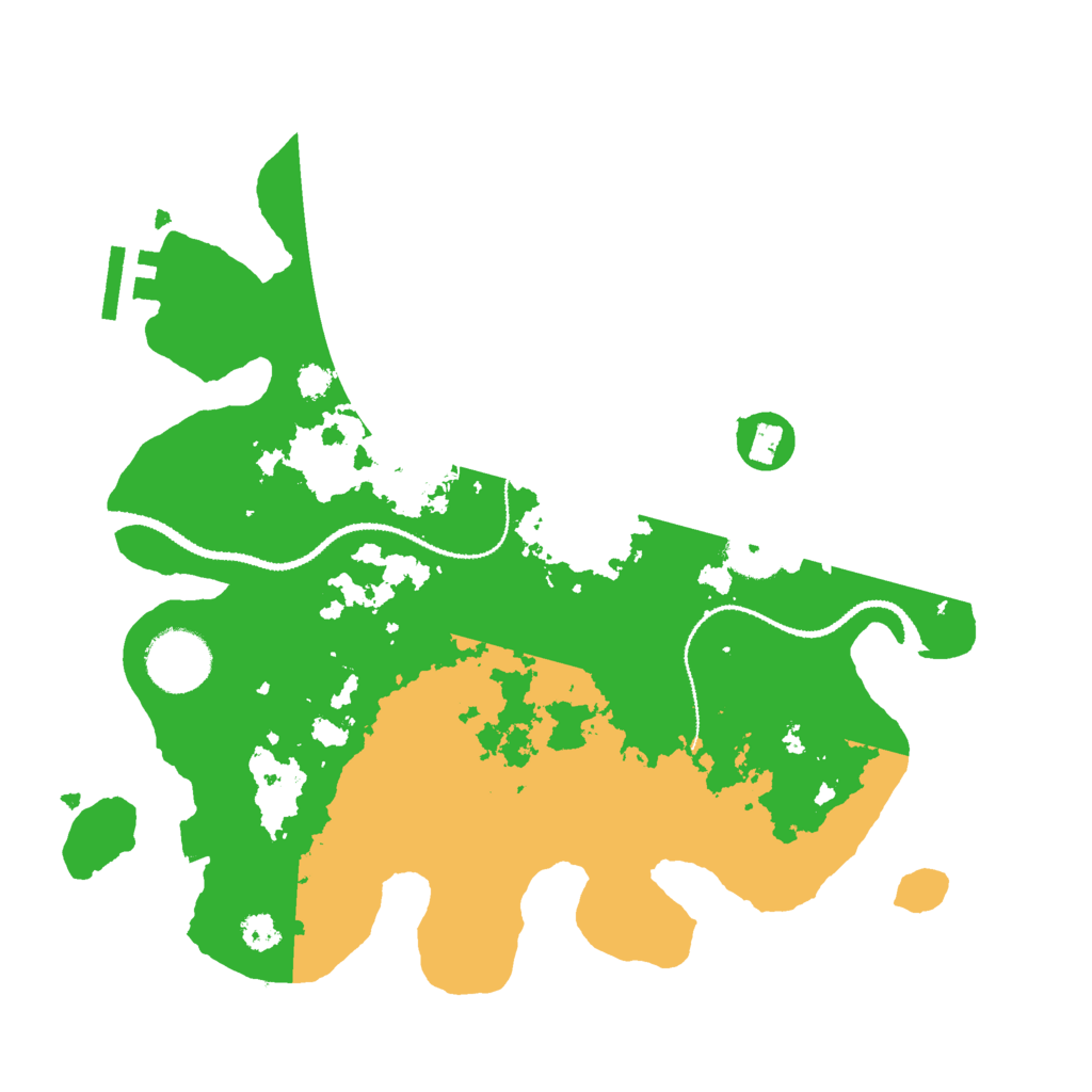 Biome Rust Map: Procedural Map, Size: 3000, Seed: 3156