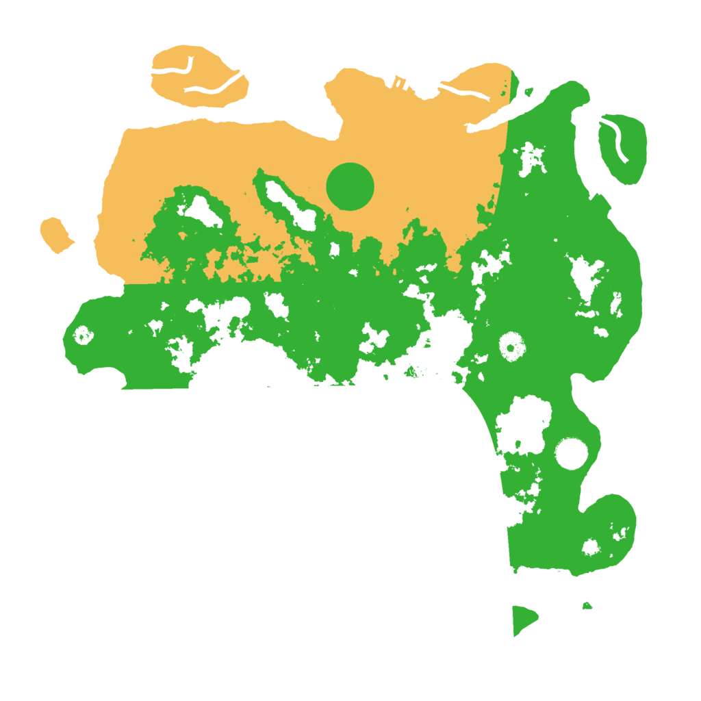 Biome Rust Map: Procedural Map, Size: 3850, Seed: 23479086