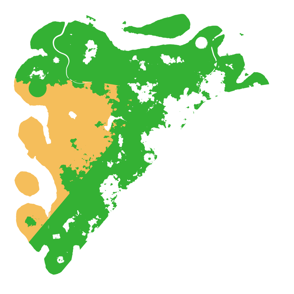 Biome Rust Map: Procedural Map, Size: 4350, Seed: 69420