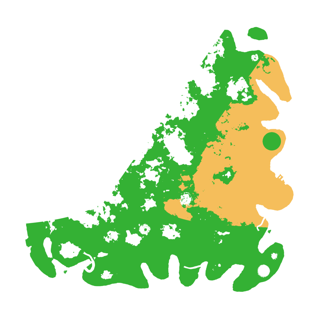 Biome Rust Map: Procedural Map, Size: 4500, Seed: 19780127