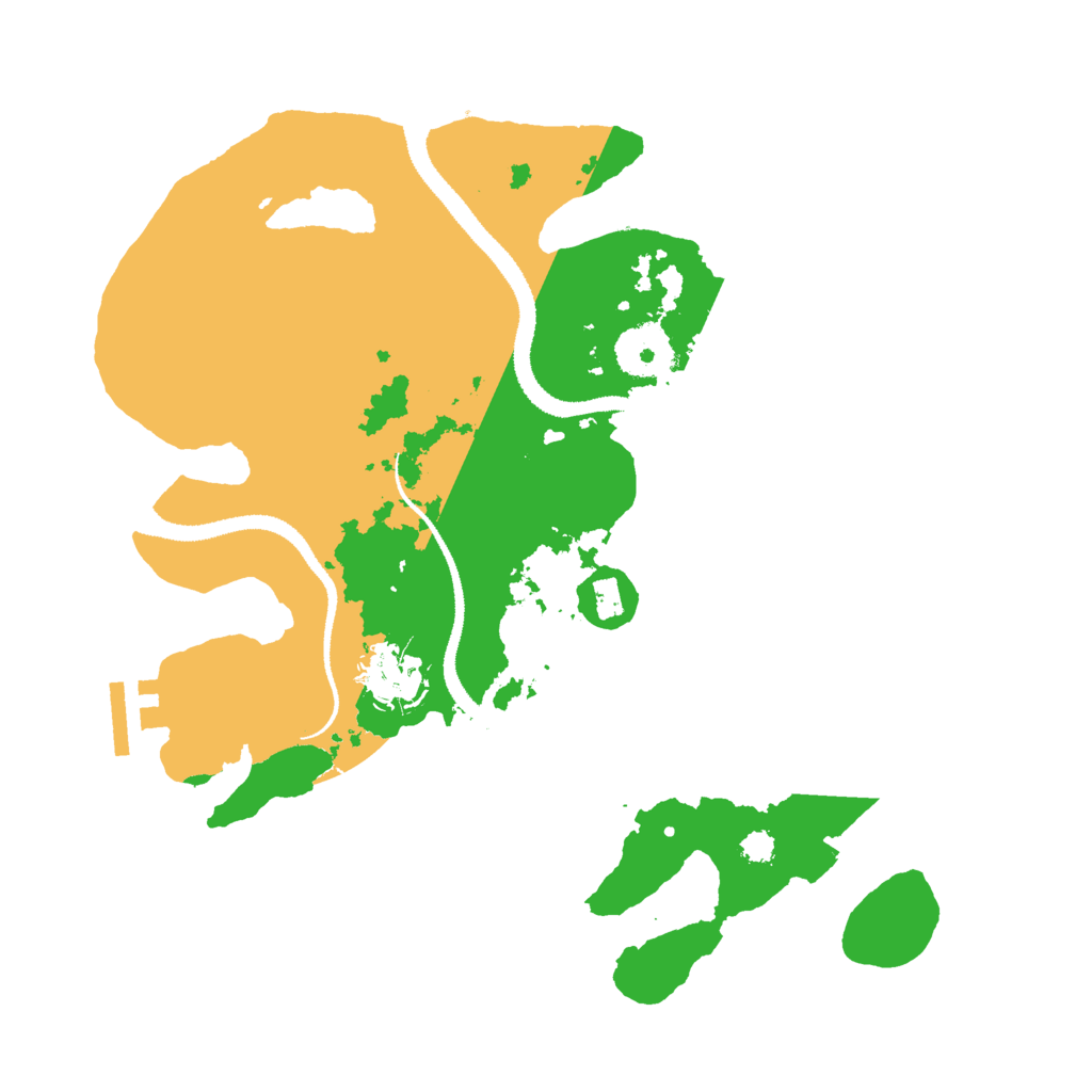 Biome Rust Map: Procedural Map, Size: 3000, Seed: 22485