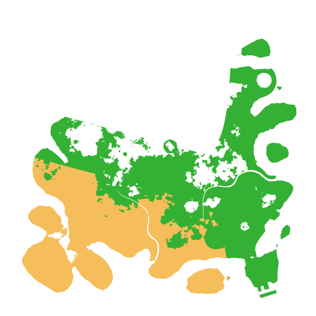 Biome Rust Map: Procedural Map, Size: 3750, Seed: 622351