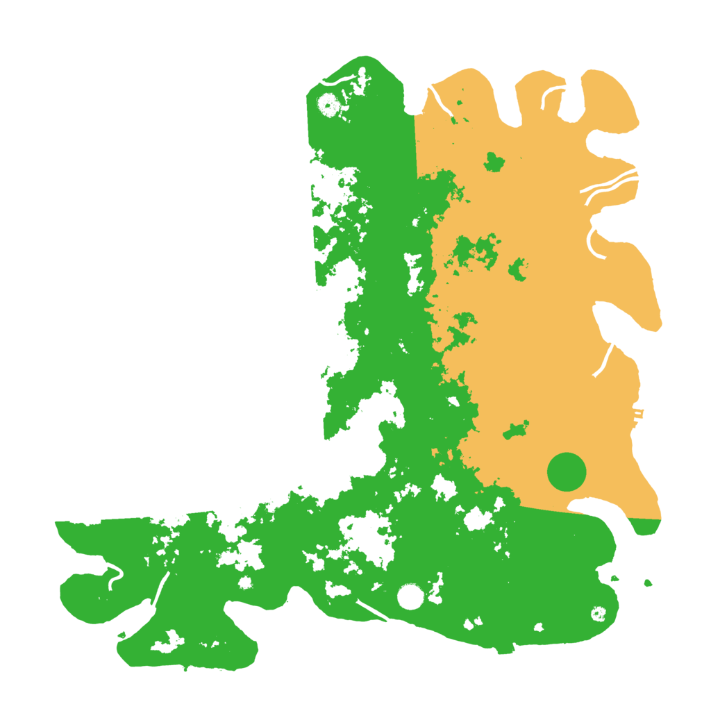 Biome Rust Map: Procedural Map, Size: 4800, Seed: 2124629