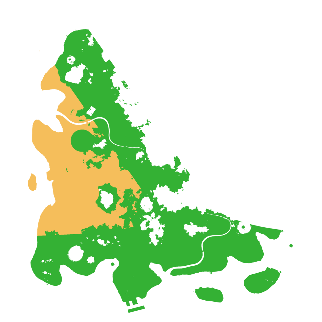 Biome Rust Map: Procedural Map, Size: 3850, Seed: 57074401