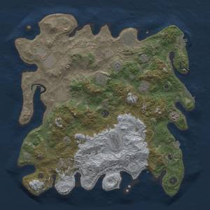 Thumbnail Rust Map: Procedural Map, Size: 4250, Seed: 1259018109, 19 Monuments