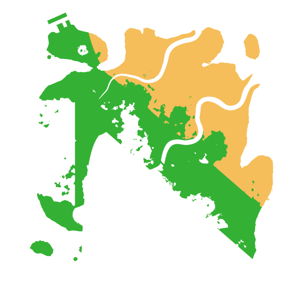 Biome Rust Map: Procedural Map, Size: 3000, Seed: 1525767045