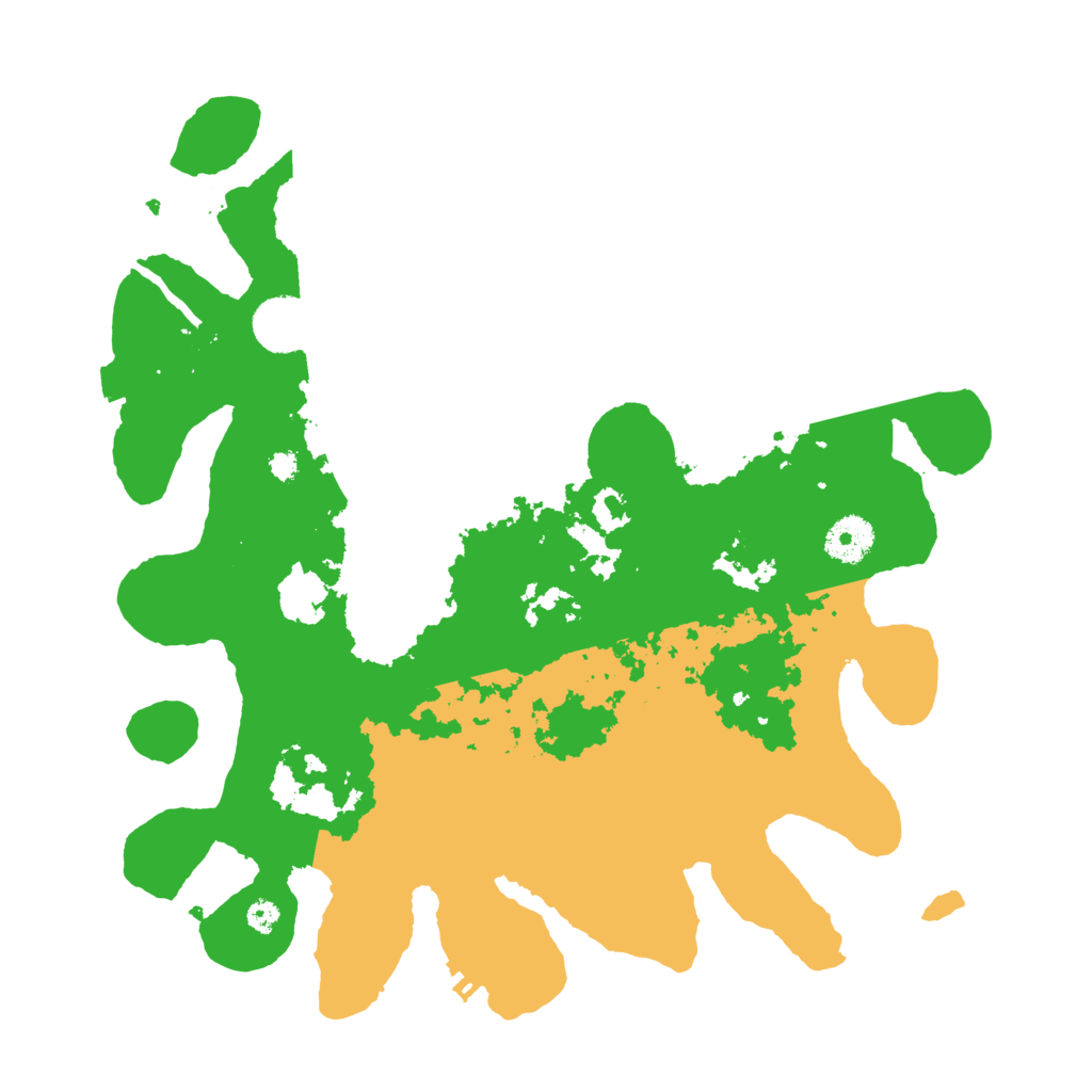 Biome Rust Map: Procedural Map, Size: 3500, Seed: 1287070466