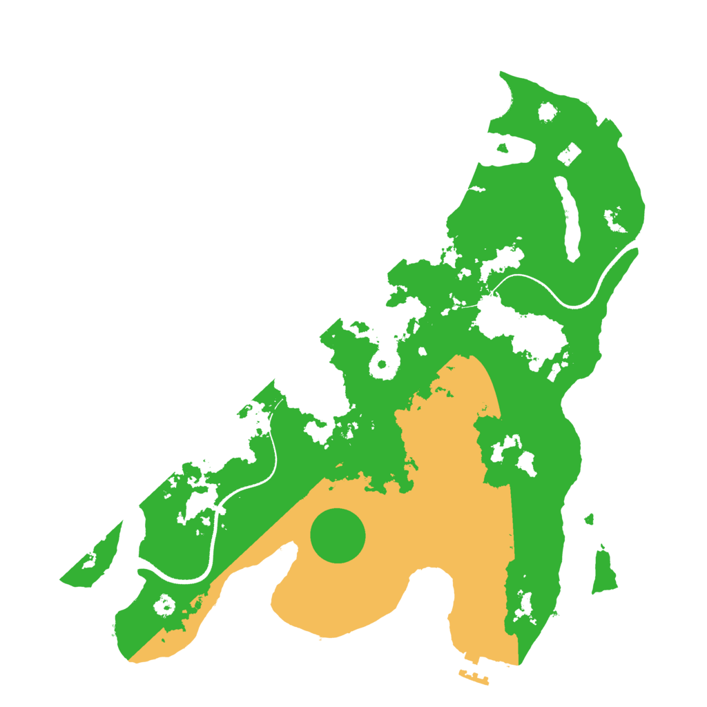 Biome Rust Map: Procedural Map, Size: 3400, Seed: 22136741