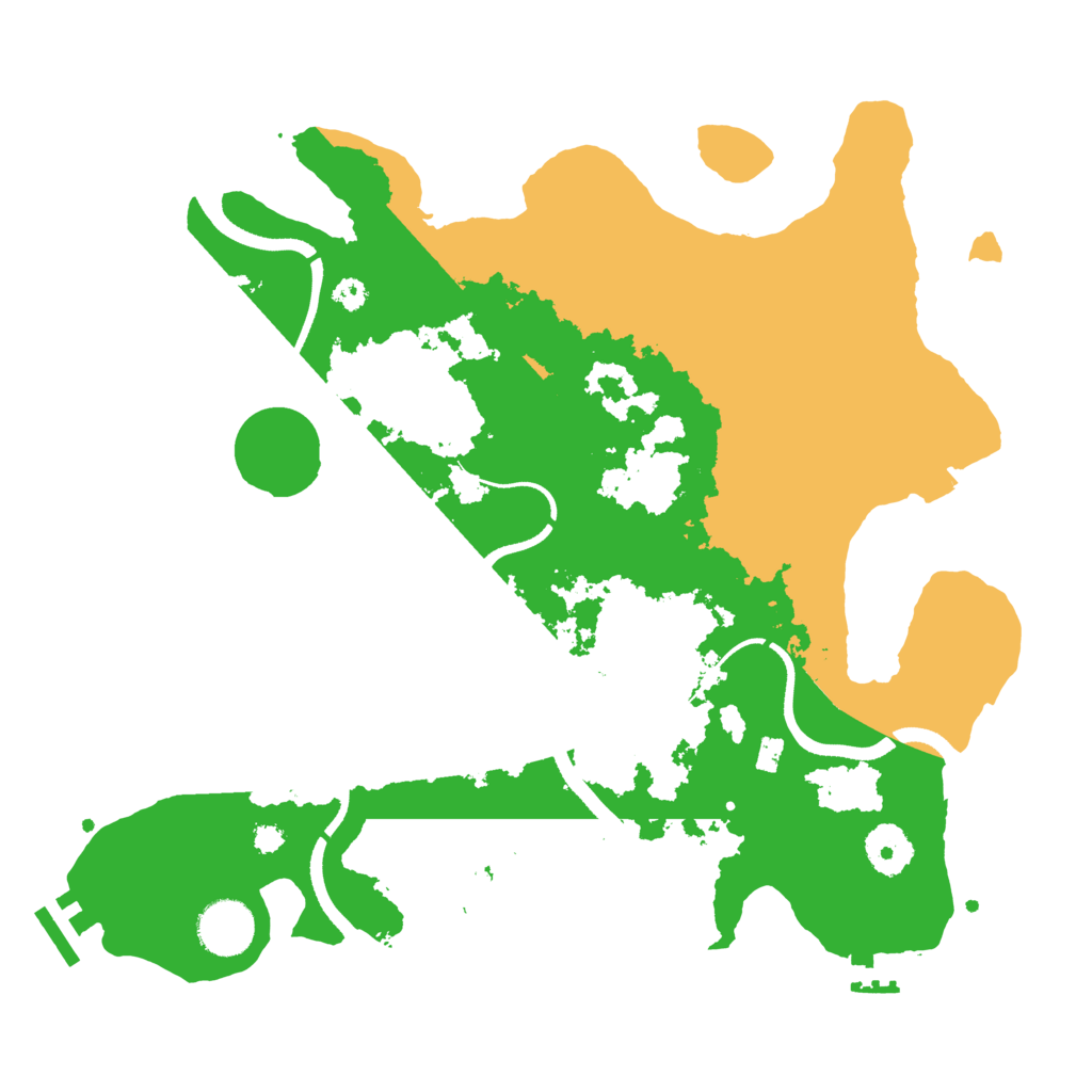 Biome Rust Map: Procedural Map, Size: 3400, Seed: 71558450