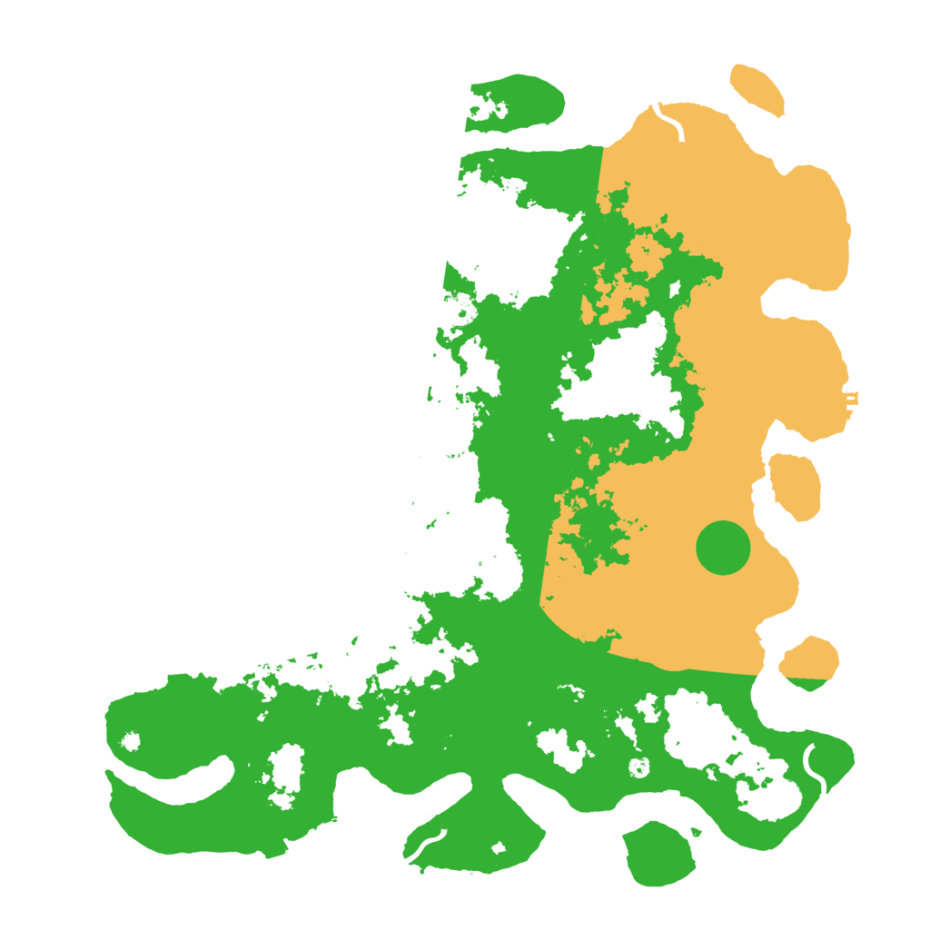 Biome Rust Map: Procedural Map, Size: 4500, Seed: 2008656034