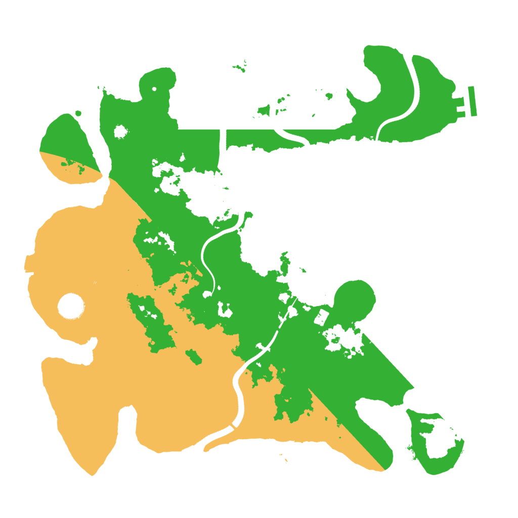 Biome Rust Map: Procedural Map, Size: 3500, Seed: 1021542787