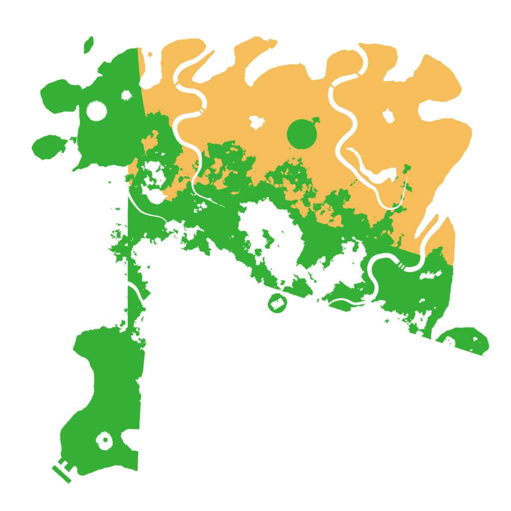 Biome Rust Map: Procedural Map, Size: 4500, Seed: 948809938