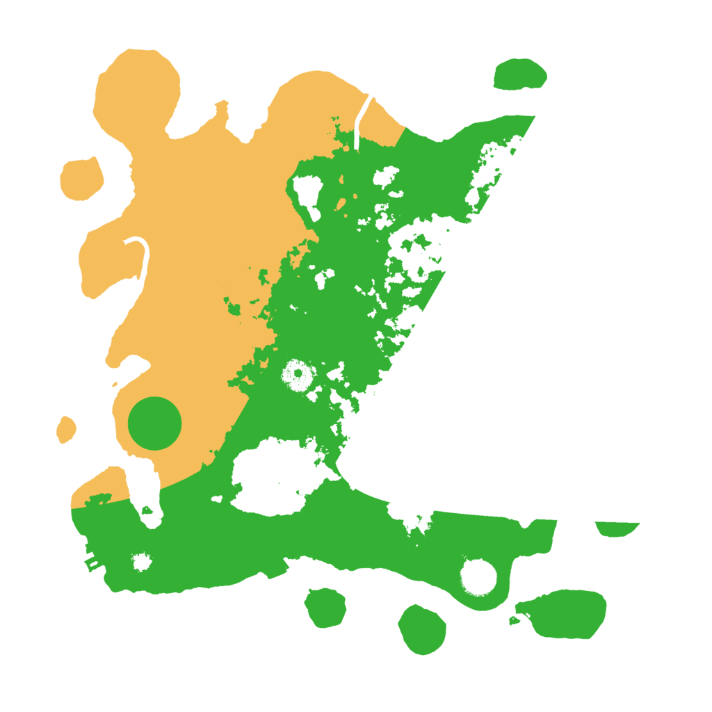 Biome Rust Map: Procedural Map, Size: 3500, Seed: 2062053179