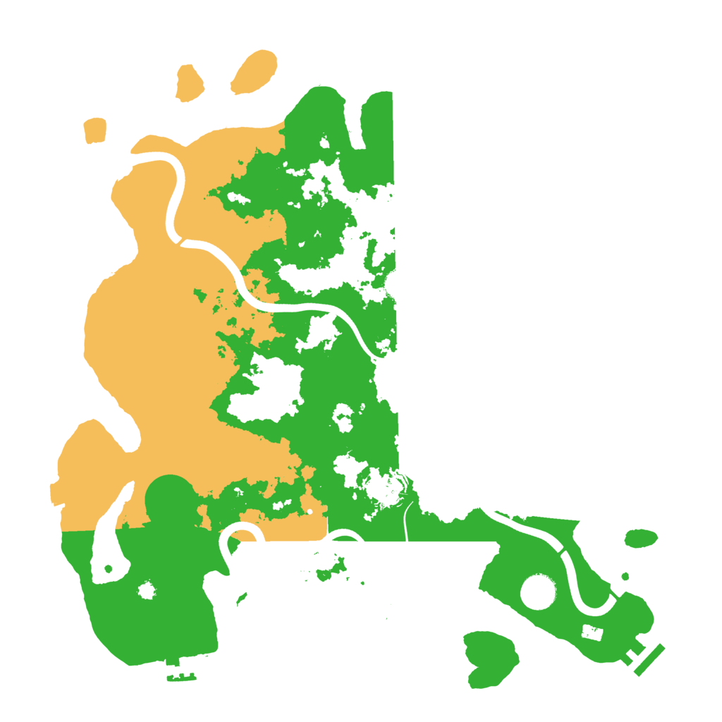 Biome Rust Map: Procedural Map, Size: 3750, Seed: 939919