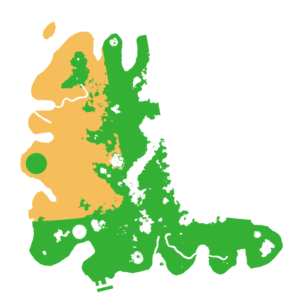 Biome Rust Map: Procedural Map, Size: 3800, Seed: 63777674