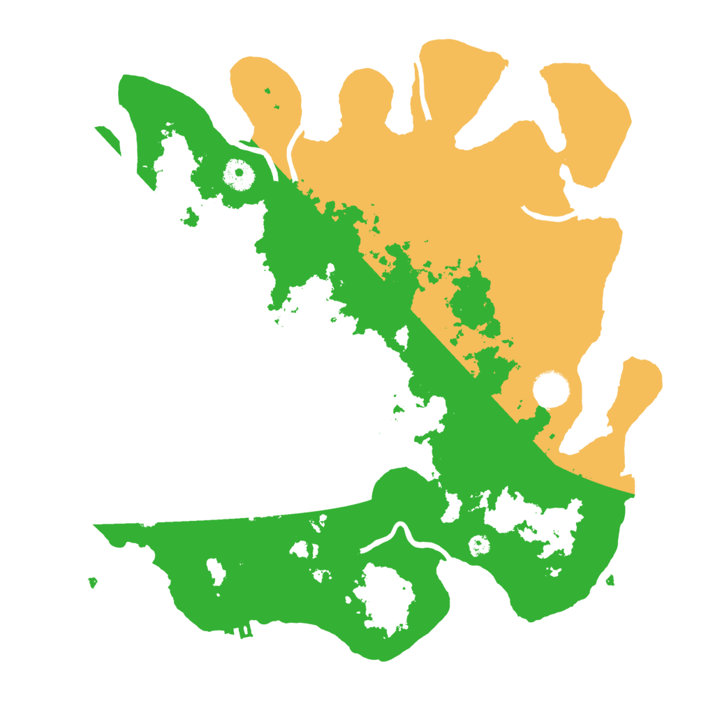 Biome Rust Map: Procedural Map, Size: 3500, Seed: 546142815