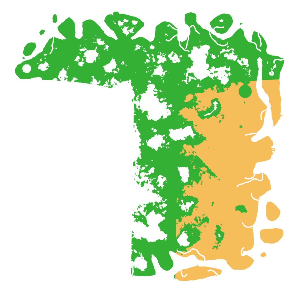 Biome Rust Map: Procedural Map, Size: 6000, Seed: 76392