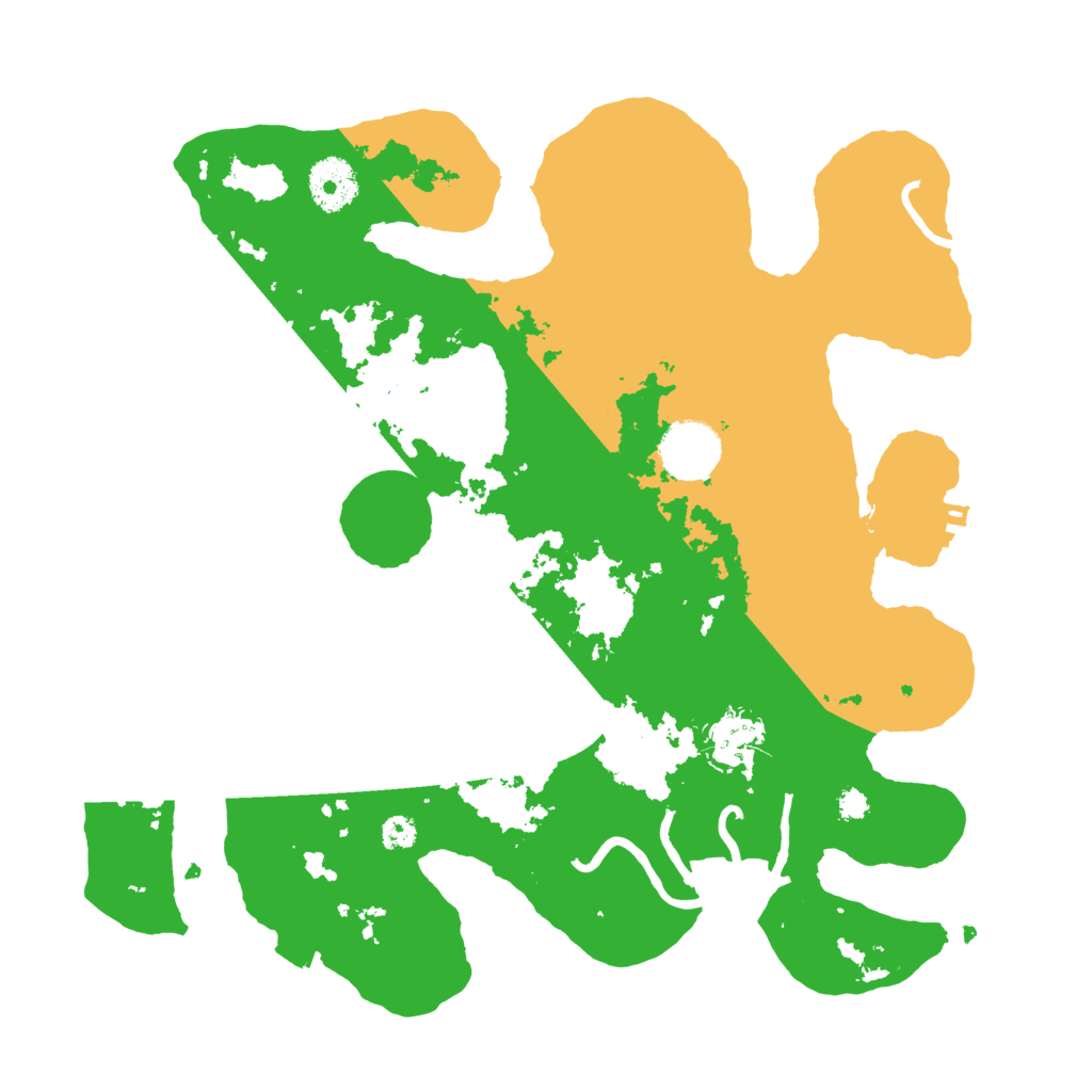 Biome Rust Map: Procedural Map, Size: 3250, Seed: 61082314