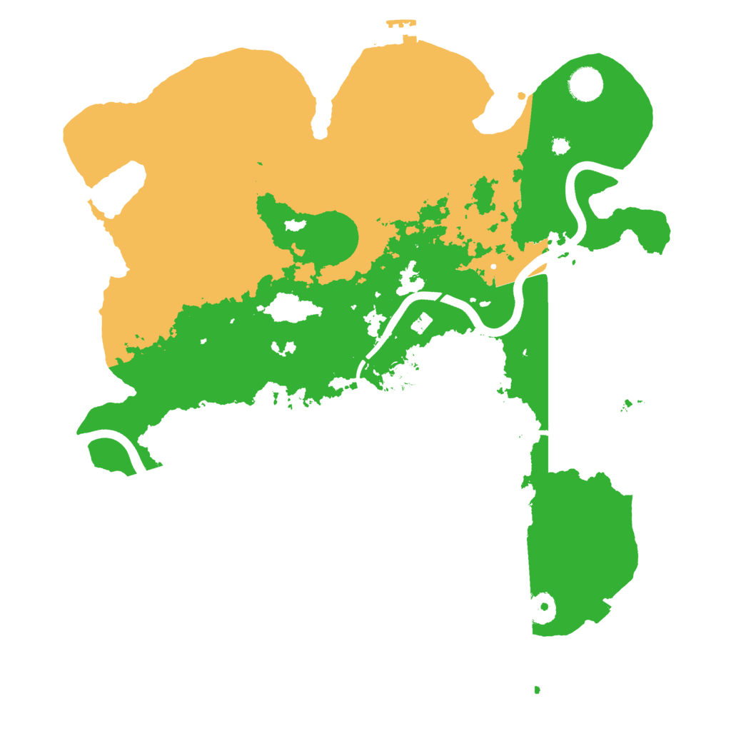 Biome Rust Map: Procedural Map, Size: 3750, Seed: 617916