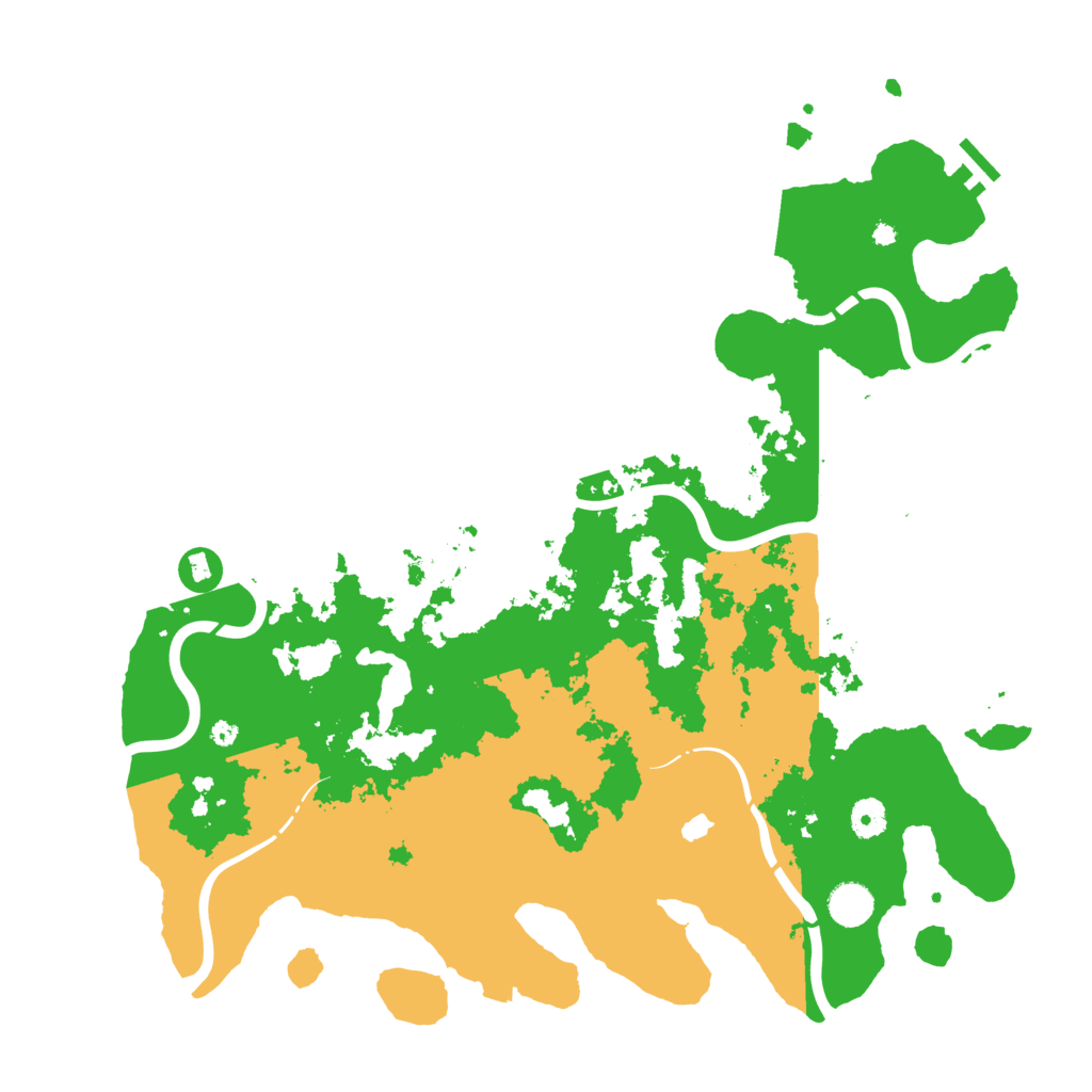 Biome Rust Map: Procedural Map, Size: 4300, Seed: 23900828