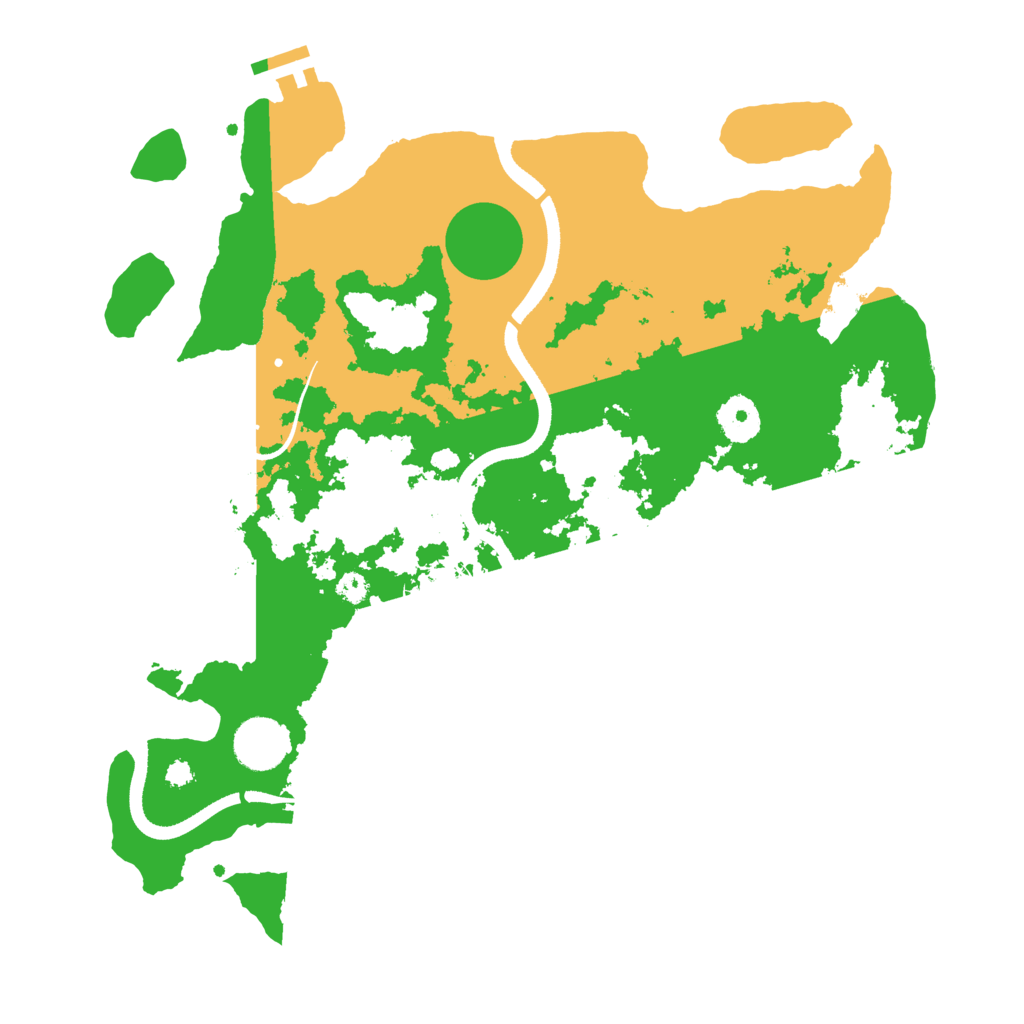 Biome Rust Map: Procedural Map, Size: 3500, Seed: 193898865