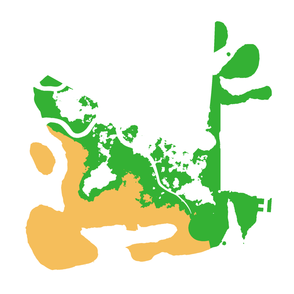 Biome Rust Map: Procedural Map, Size: 3000, Seed: 1637550227