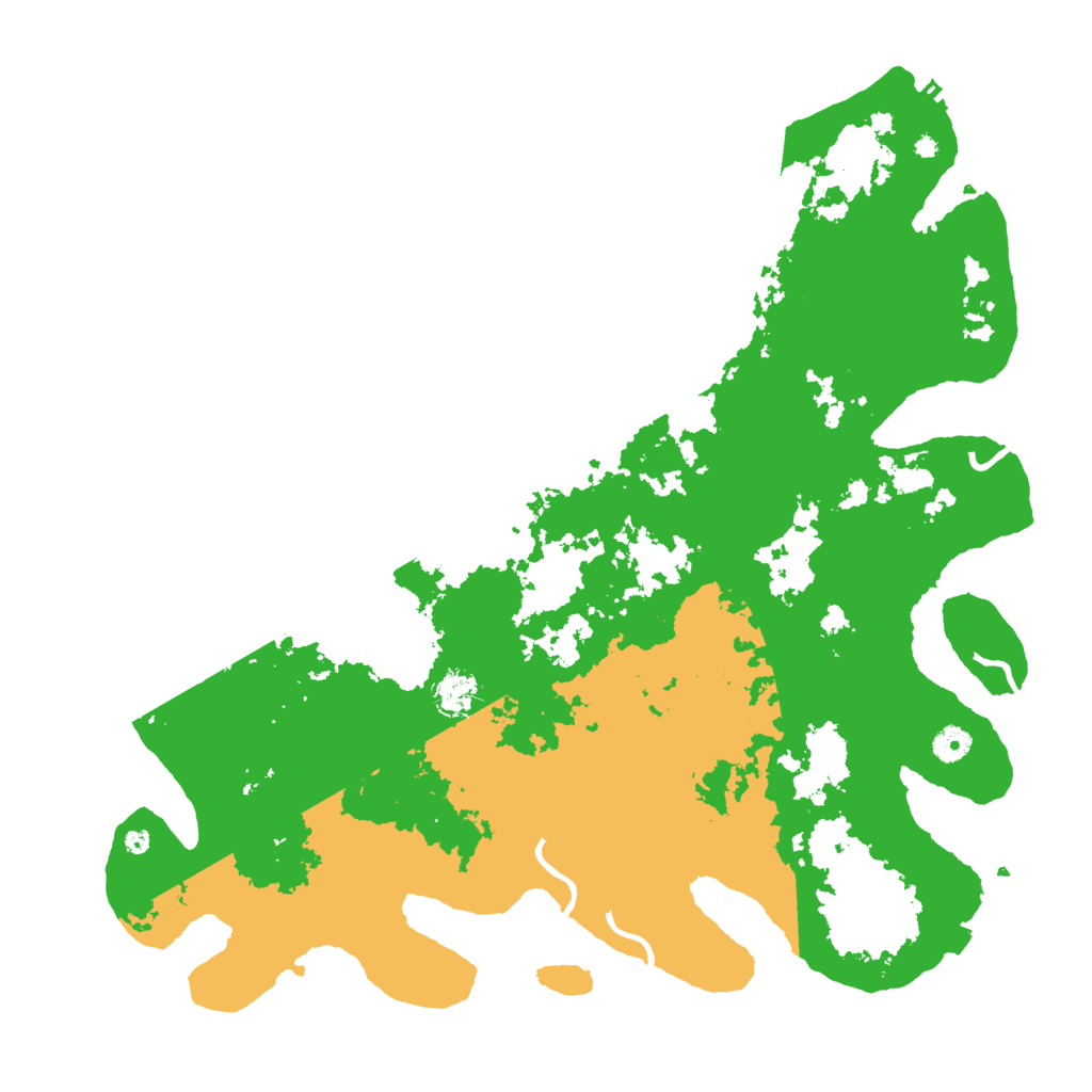 Biome Rust Map: Procedural Map, Size: 4500, Seed: 349680524