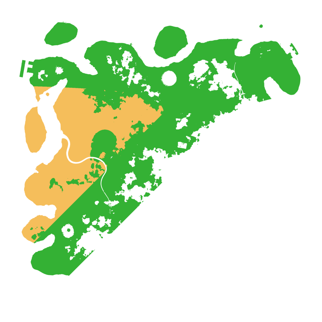 Biome Rust Map: Procedural Map, Size: 3800, Seed: 15281