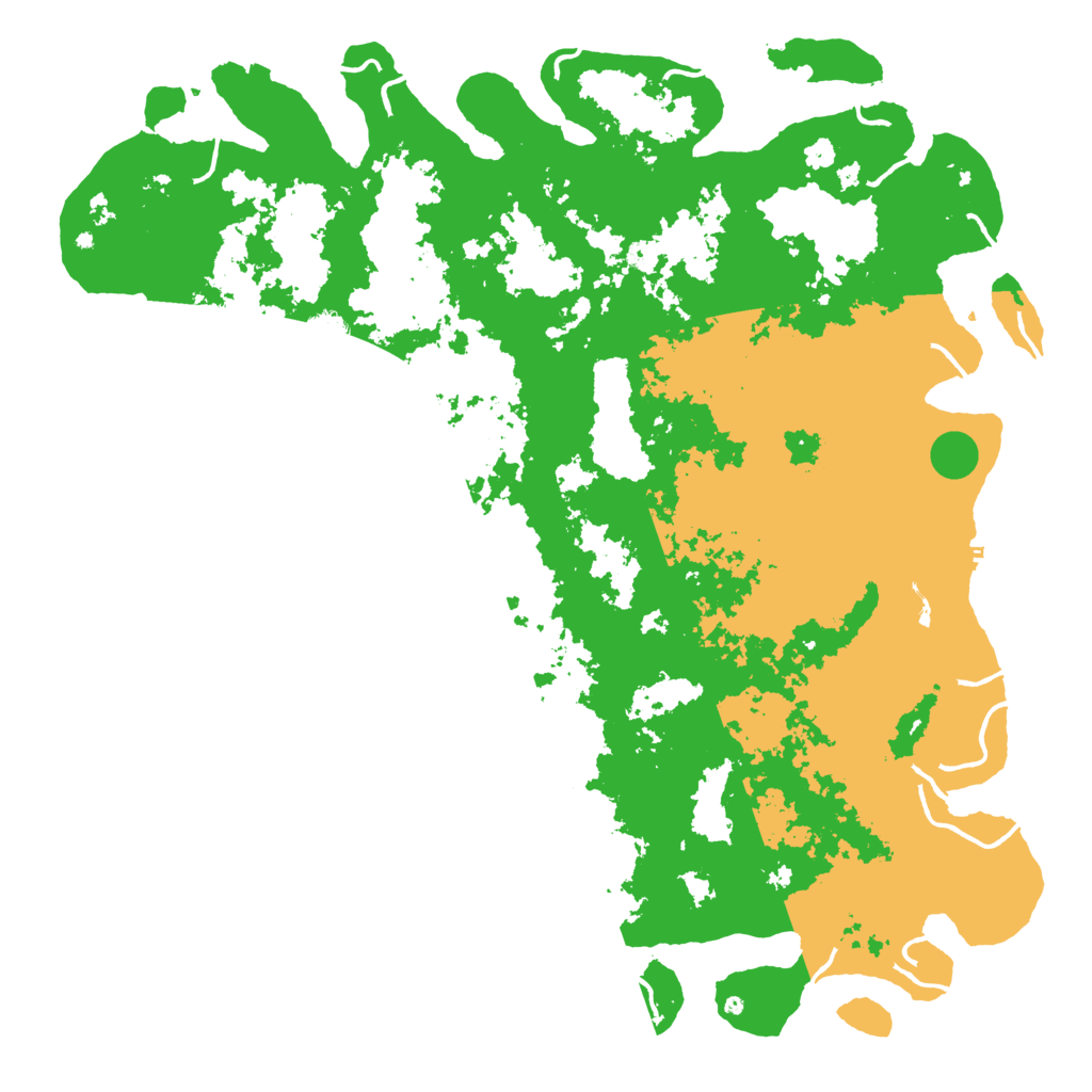 Biome Rust Map: Procedural Map, Size: 6000, Seed: 1749676563