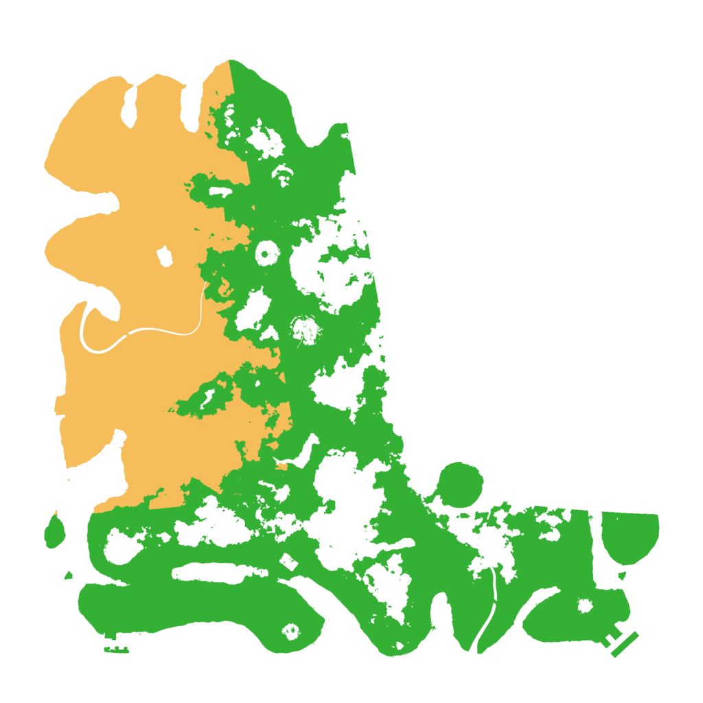 Biome Rust Map: Procedural Map, Size: 4300, Seed: 97531904