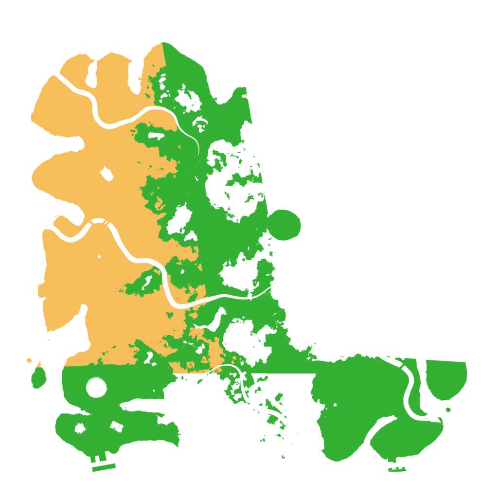 Biome Rust Map: Procedural Map, Size: 4300, Seed: 97531904