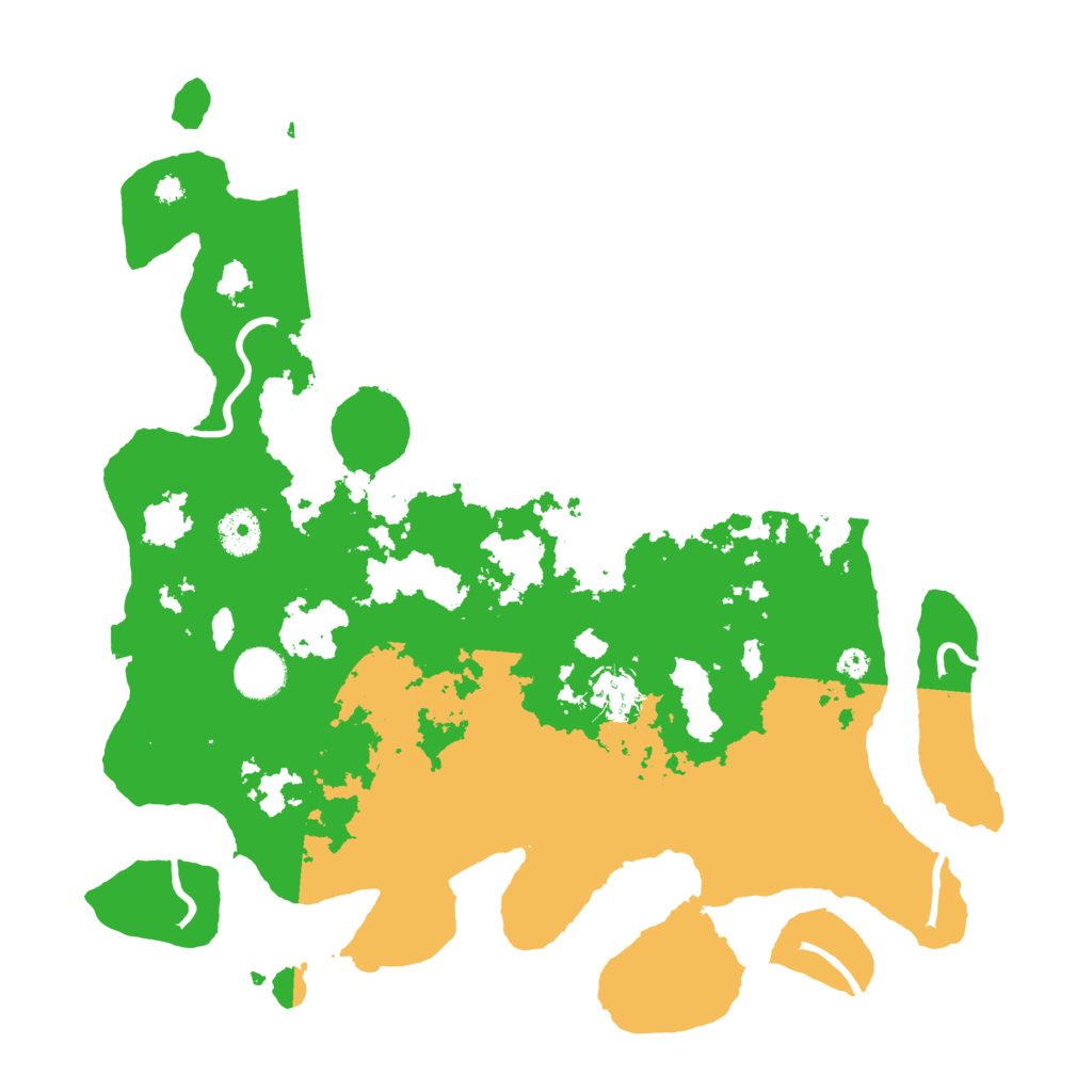 Biome Rust Map: Procedural Map, Size: 3700, Seed: 585313617