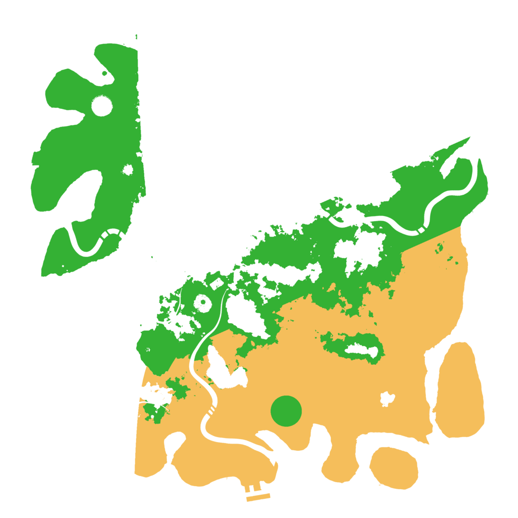 Biome Rust Map: Procedural Map, Size: 4400, Seed: 20576329
