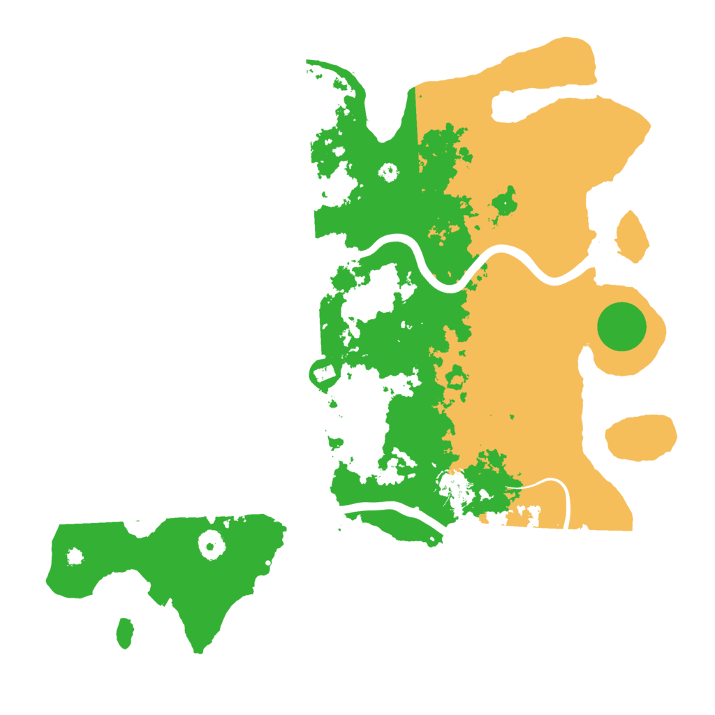 Biome Rust Map: Procedural Map, Size: 3850, Seed: 64135742