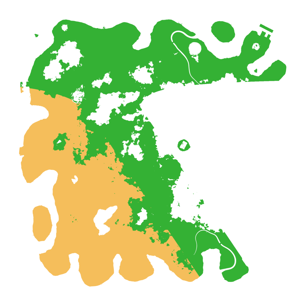 Biome Rust Map: Procedural Map, Size: 4250, Seed: 59247822