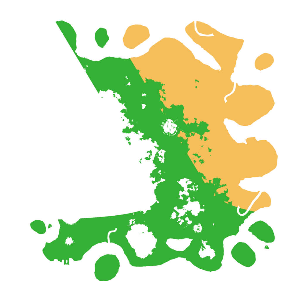 Biome Rust Map: Procedural Map, Size: 3500, Seed: 60401459
