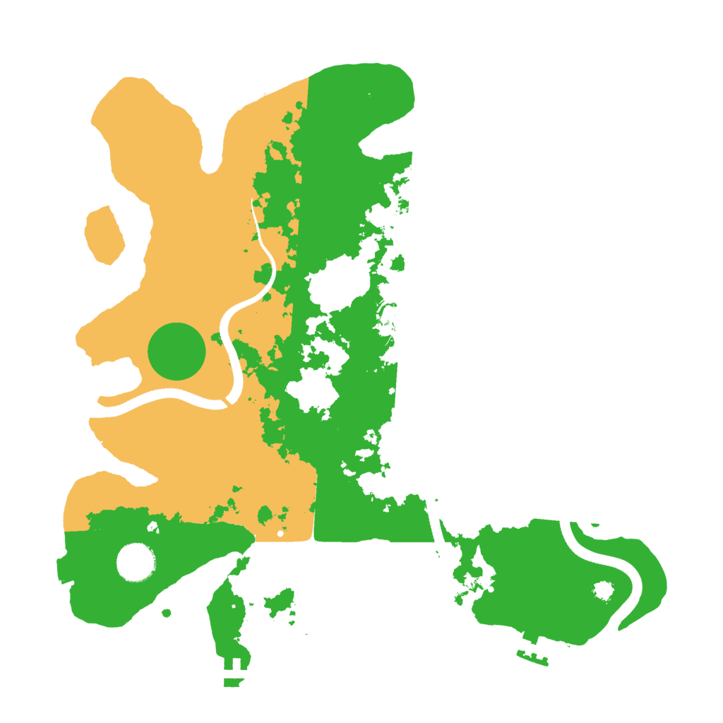 Biome Rust Map: Procedural Map, Size: 3300, Seed: 1394623923