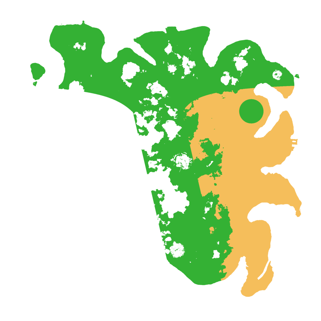 Biome Rust Map: Procedural Map, Size: 3500, Seed: 9261124